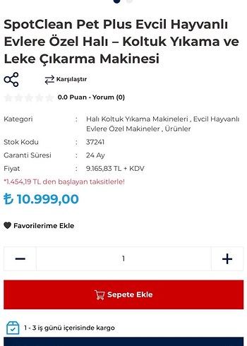 Bissell Spotclean PetPlus Koltuk Yıkama ve Leke Çıkarma Makinesi - Görsel 4