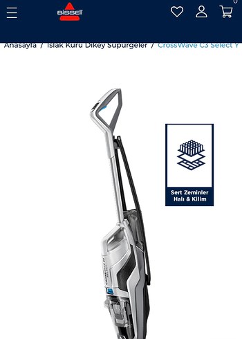 Bissel Croswave C3 Select 3 ü 1 Arada Süpürme ve Silme Makinesi - Görsel 4