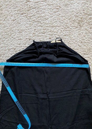 Siyah Mini Salaş Elbise - Görsel 6