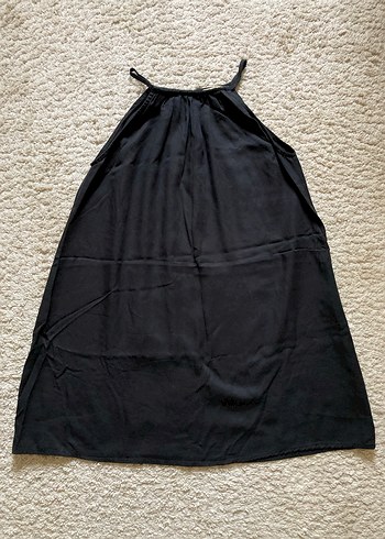 Siyah Mini Salaş Elbise - Görsel 3