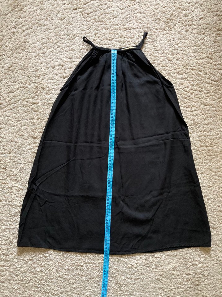 Siyah Mini Salaş Elbise - Görsel 5