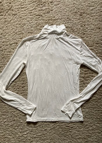 Beyaz Yarı Balıkçı Yaka Üst - Görsel 2