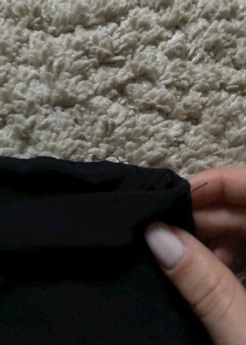 Siyah Straplez Crop - Görsel 6