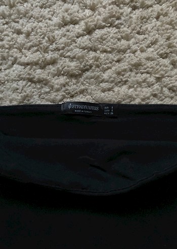 Siyah Straplez Crop - Görsel 5