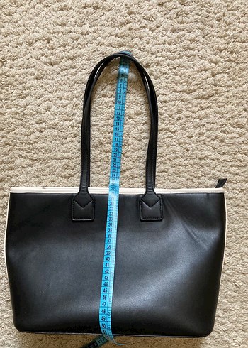 Siyah Deri Çanta - Görsel 5