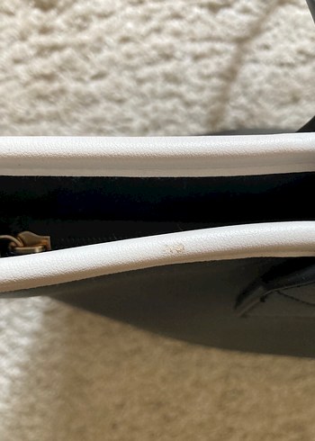 Siyah Deri Çanta - Görsel 9