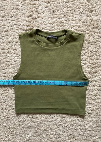 Haki Kolsuz Crop - Görsel 4