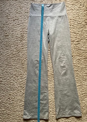 Gri İspanyol Paça Tayt - Görsel 3