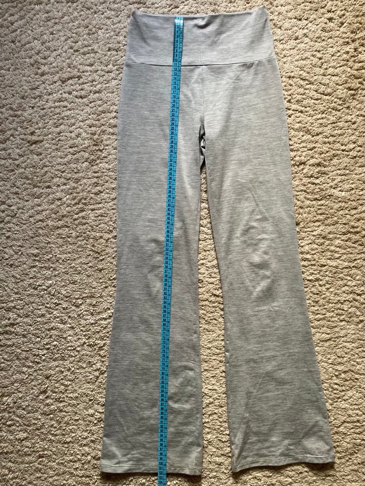 Gri İspanyol Paça Tayt - Görsel 3