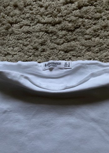 Beyaz Straplez Crop - Görsel 5