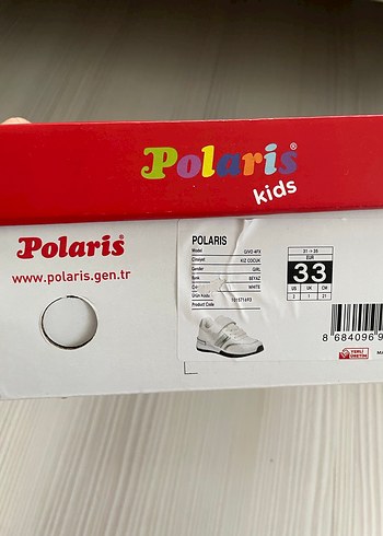 Kız Çocuk Beyaz Spor Ayakkabı - Görsel 5