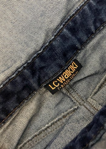 Kız çocuk Denim Mini Salopet - Görsel 3