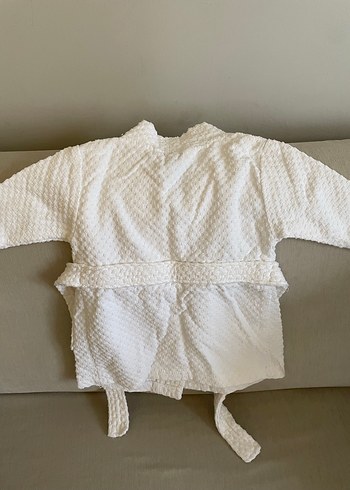 Beyaz Yenidoğan Bornoz - Görsel 2