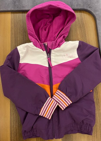 Kız Çocuk Mor Fermuarlı Eşofman Takımı - Görsel 2