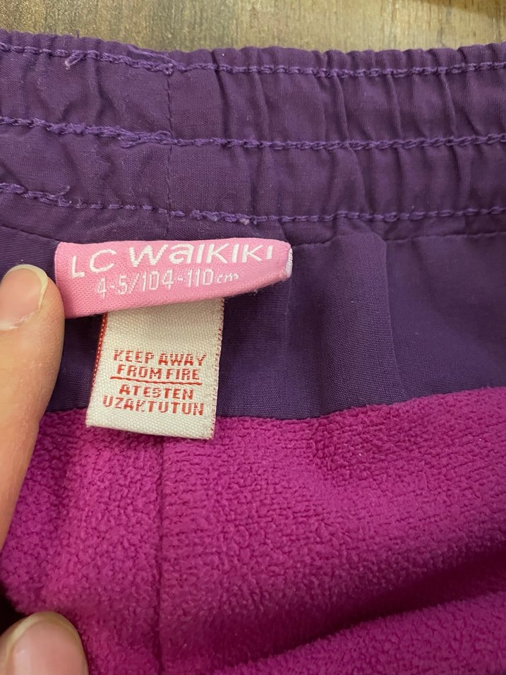 Kız Çocuk Mor Fermuarlı Eşofman Takımı - Görsel 5