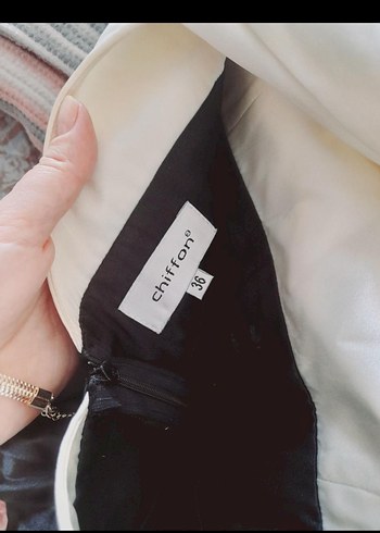 Mazi Siyah taşlı Taşlı Uzun Kadın Saten Abiye Elbise - Görsel 7