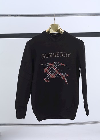 Burberry Siyah Kazak - Görsel 2