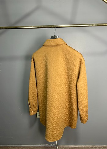 Düğmeli Uzun Kollu Keten Kadın Ceket - Görsel 4