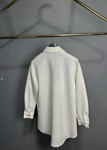 Düğmeli Uzun Kollu Keten Kadın Ceket - Görsel 8