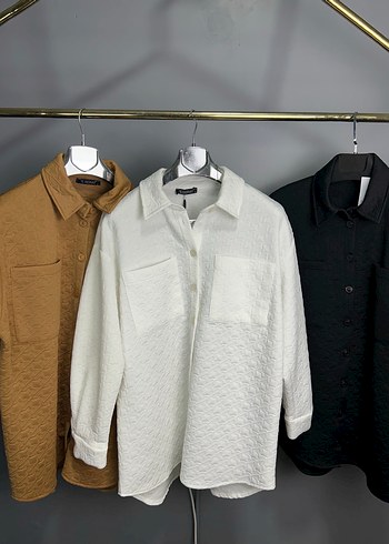 Düğmeli Uzun Kollu Keten Kadın Ceket - Görsel 2