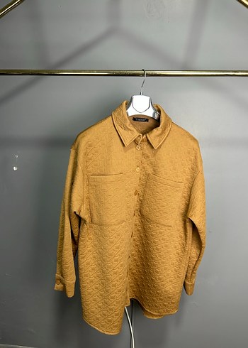 Düğmeli Uzun Kollu Keten Kadın Ceket - Görsel 3