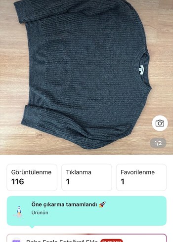 US Polo Assn Siyah tişört be mavi kazak - Görsel 2