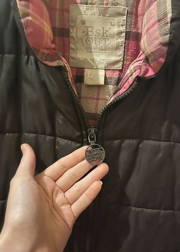 Kahverengi Fermuarlı Kadın Yelek - Görsel 3