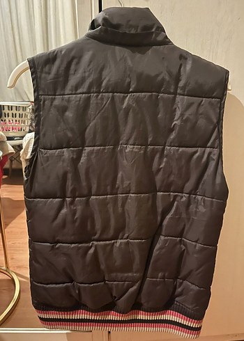 Kahverengi Fermuarlı Kadın Yelek - Görsel 4