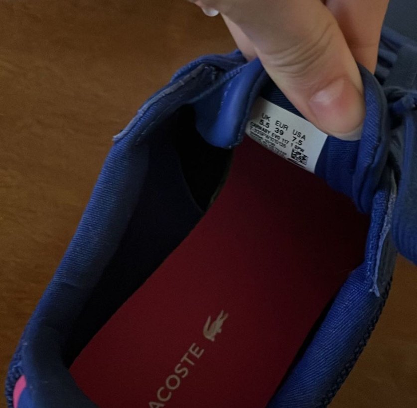 Lacoste Kadın Lacivert Spor Ayakkabı - Görsel 2