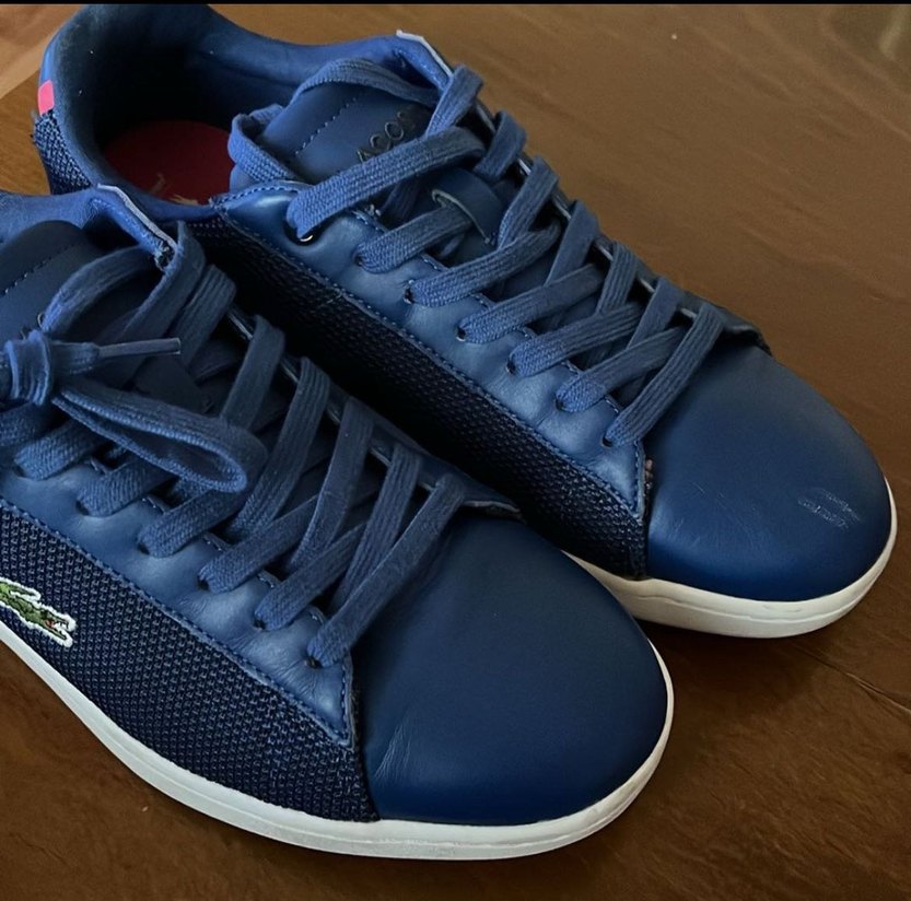 Lacoste Kadın Lacivert Spor Ayakkabı - Görsel 3