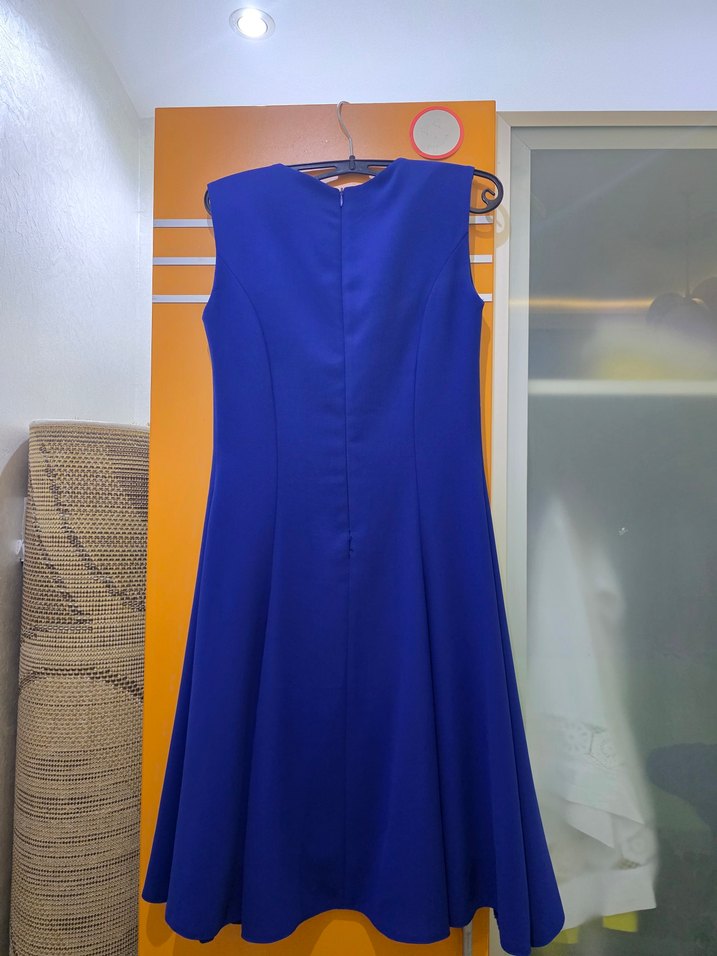 saks mavi Abiye Elbise - Görsel 2