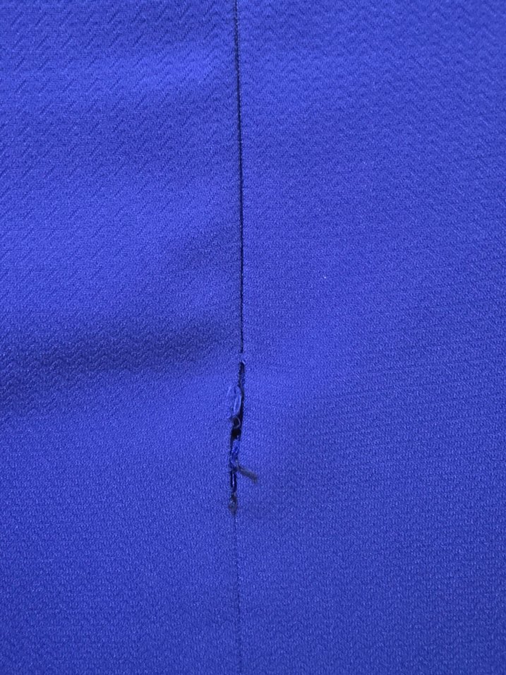 saks mavi Abiye Elbise - Görsel 4