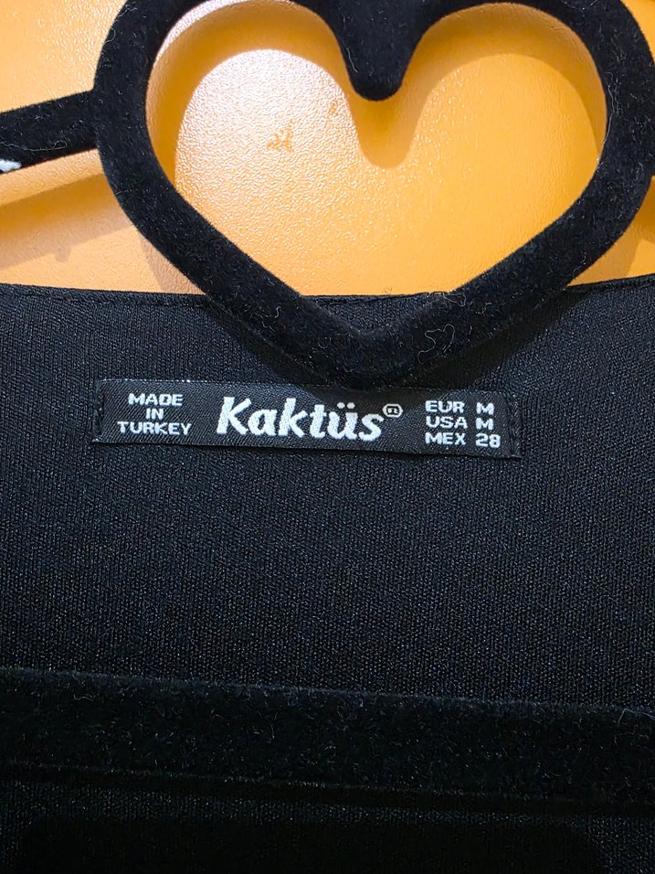 Siyah Uzun Kollu Fırfırlı kat kat midi elbise - Görsel 3