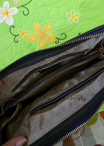 lacivert kol çantası - Görsel 2