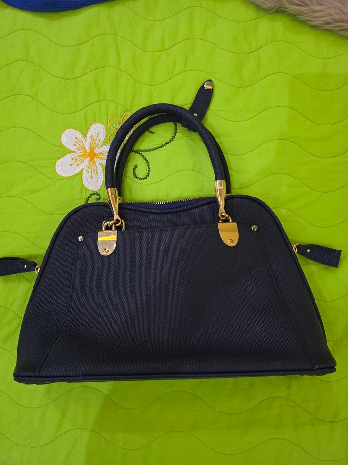 lacivert kol çantası - Görsel 3