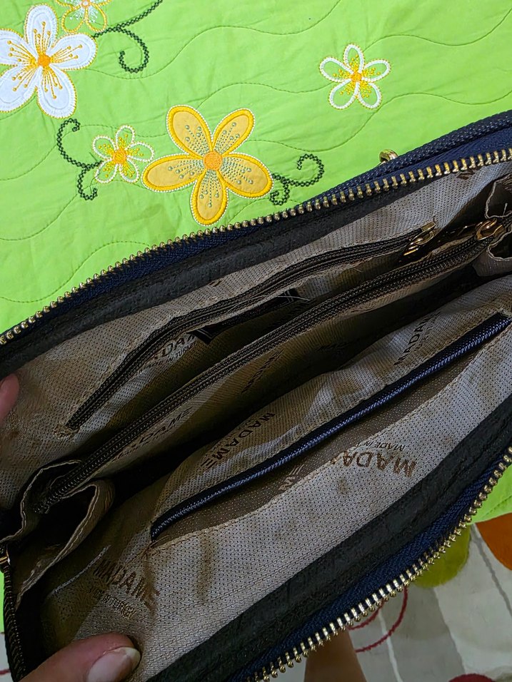 lacivert kol çantası - Görsel 2