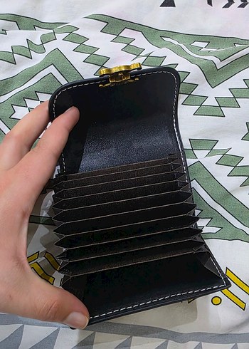 Kahverengi Desenli Kadın Cüzdan kartlık - Görsel 3