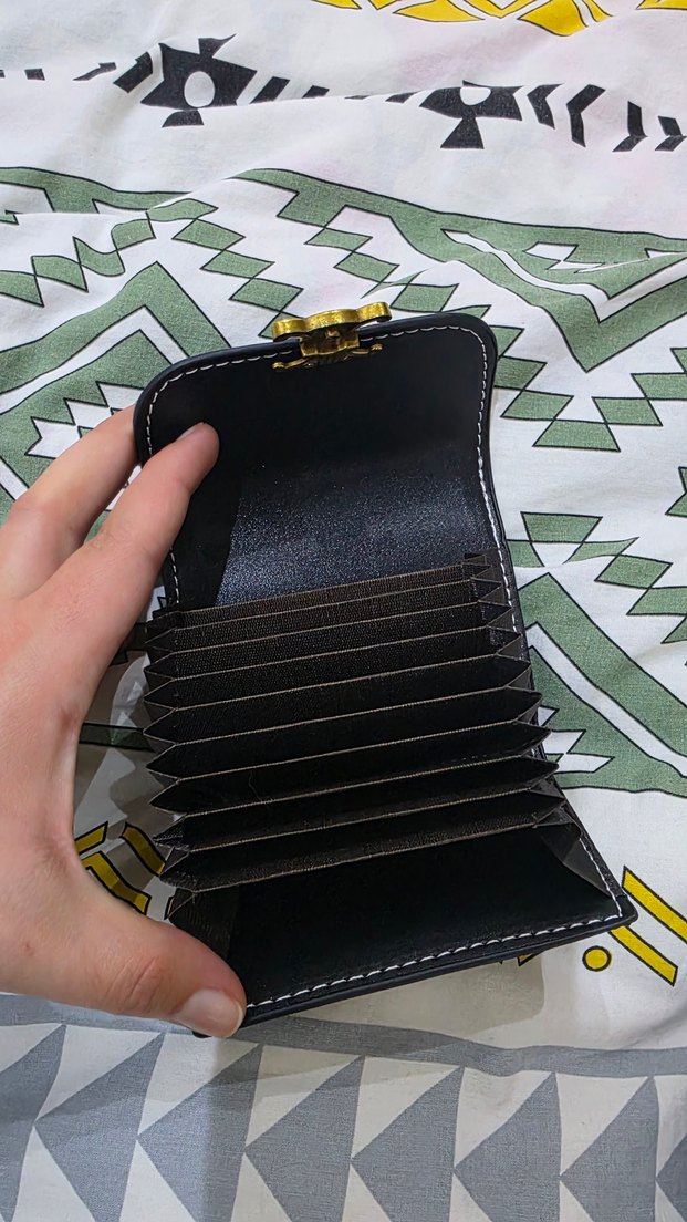 Kahverengi Desenli Kadın Cüzdan kartlık - Görsel 3