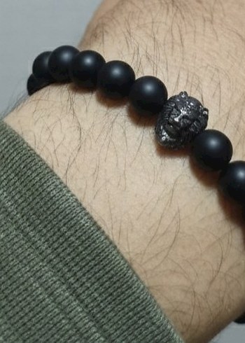 Guess Siyah Gotik Erkek Bileklik - Görsel 4