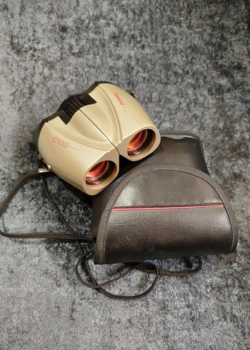 Bej ve Gri Kompakt Dürbün tasco el dürbünü - Görsel 3