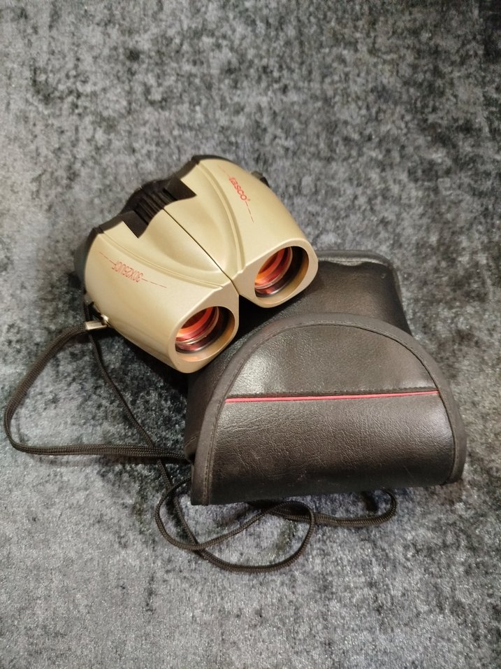 Bej ve Gri Kompakt Dürbün tasco el dürbünü - Görsel 3