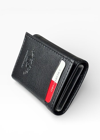 Siyah Baskılı Erkek Cüzdan - Görsel 2