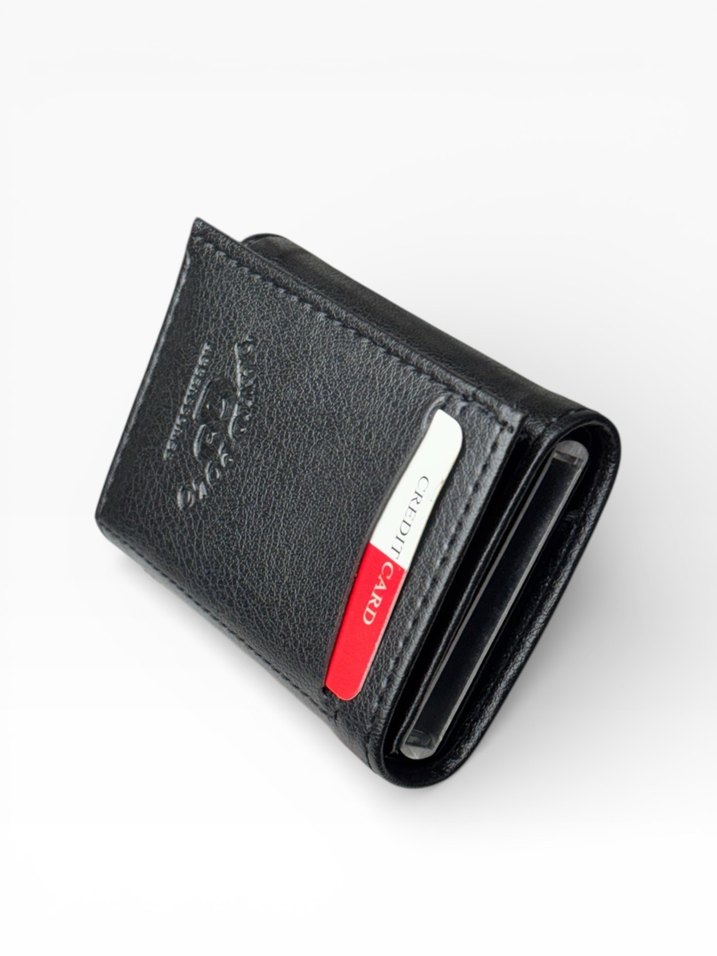 Siyah Baskılı Erkek Cüzdan - Görsel 2