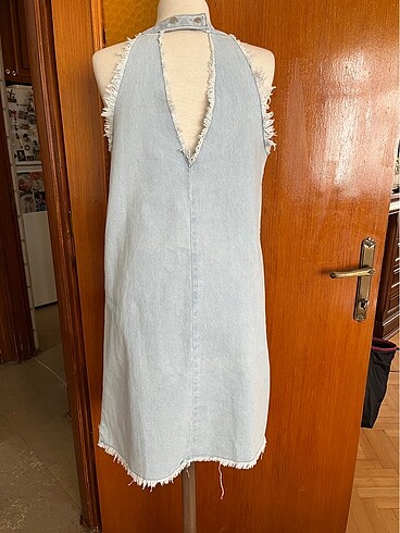 l Beden mavi Renk Lcw denim elbise