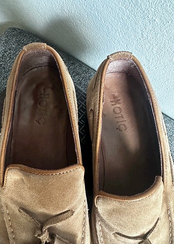 Hotiç bej rengi Püsküllü Loafer - Görsel 6