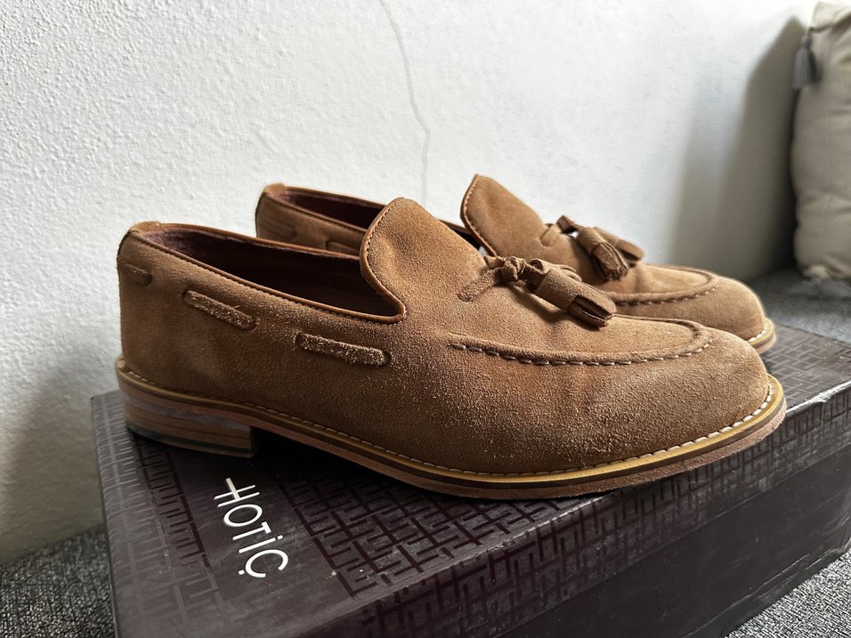 Hotiç bej rengi Püsküllü Loafer - Görsel 2