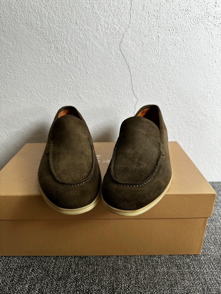 Damat Haki Süet Klasik Loafer Ayakkabı Sıfır - Görsel 2