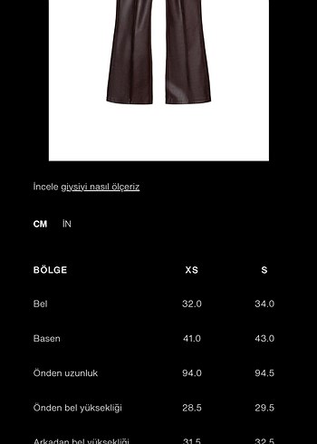 Zara deri flare pantolon - Görsel 4