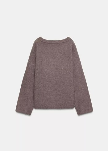 Zara broşlu kazak - Görsel 2