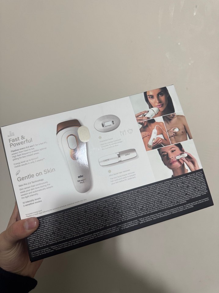 Beyaz Braun Pro 5 Lazer Epilasyon Cihazı - Görsel 3